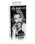 Sportsheets Sex & Mischief Adjustable Solid Ball Gag Red