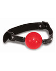 Sportsheets Sex & Mischief Adjustable Solid Ball Gag Red