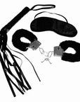 Sportsheets Sex & Mischief 3-Piece Intro to S&M Kit Black