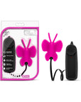 Luxe Butterfly Teaser Remote-Controlled Silicone Mini Vibrator Fuchsia