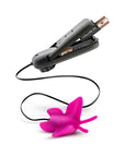 Luxe Butterfly Teaser Remote-Controlled Silicone Mini Vibrator Fuchsia