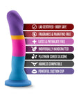 Avant D1 Hot 'n' Cool 7.5 in. Silicone Dildo