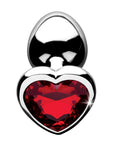 Booty Sparks Red Heart Gem Anal Plug S