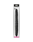 Colours Double Pleasure 12 in. Dual Ended Dildo Black