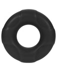 Forto F-33 Liquid Silicone Cockring Medium Black