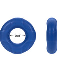 Forto F-33 Liquid Silicone Cockring Medium Blue