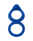 Forto F-88 Liquid Silicone Cock & Ball Ring Blue