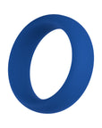 Forto F-64 Wide Liquid Silicone Cockring Medium Blue