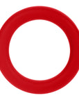Forto F-61 3-Piece Silicone Cockring Set Red