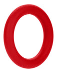 Forto F-61 3-Piece Silicone Cockring Set Red