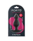 Forto F-78 Pointee Silicone Anal Plug Medium Black