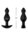 Forto F-78 Pointee Silicone Anal Plug Small Black