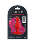 Forto F-78 Pointee Silicone Anal Plug Small Red