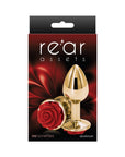 Rear Assets Rose Anal Plug Small Red