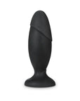 Anal Adventures Platinum Silicone Rocket Plug Black