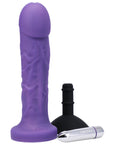 Tantus Goliath Vibrating Dildo Kit Amethyst