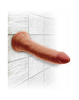 King Cock Plus 7 in. Triple Density Cock Realistic Dildo With Suction Cup Tan