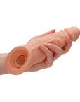 RealRock Realistic 9 in. Penis Sleeve Extender Sling Beige