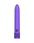 Royal Gems Shiny Rechargeable ABS Bullet Vibrator Purple