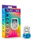 Play with Me Pleaser Rechargeable Vibrating C-Ring Blue