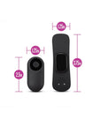 Temptasia Panty Vibe Rechargeable Remote-Controlled Silicone Wearable Vibrator Black