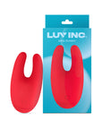 Luv Inc Bu89 Mini Bunny Rechargeable Silicone Vibrator Red
