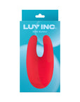 Luv Inc Bu89 Mini Bunny Rechargeable Silicone Vibrator Red