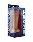 Shaft Model C: 9.5 in. Dual Density Silicone Dildo with Balls Pine