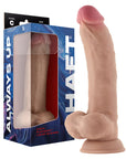Shaft Model C: 9.5 in. Dual Density Silicone Dildo with Balls Pine