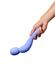 Dame Com Rechargeable Silicone Wand Vibrator Periwinkle