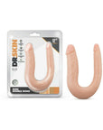 Dr. Skin Mini Double Dong Realistic 12 in. Dual-Ended Dildo Beige
