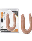 Dr. Skin Mini Double Dong Realistic 12 in. Dual-Ended Dildo Tan