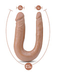 Dr. Skin Mini Double Dong Realistic 12 in. Dual-Ended Dildo Tan