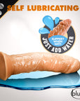 Dr. Skin Glide Realistic 8 in. Self-Lubricating Dildo Tan