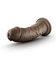 Dr. Skin Glide Realistic 8 in. Self-Lubricating Dildo Brown