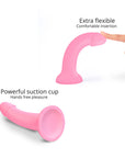 Love to Love Dildolls Glitzy 7 in. Silicone Dildo Pink Glitter