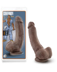 Coverboy The Mechanic Realistic 9 in. Dildo with Balls Brown