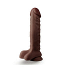 Loverboy The DJ Realistic 9 in. Dildo with Balls Brown