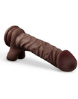 Loverboy The DJ Realistic 9 in. Dildo with Balls Brown