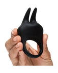 Fifty Shades of Grey Sensation Rechargeable Silicone Vibrating Rabbit Love Ring Black