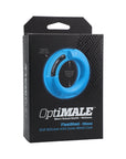 OptiMALE FlexiSteel Silicone, Metal Core Cock Ring 35 mm Blue