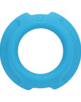 OptiMALE FlexiSteel Silicone, Metal Core Cock Ring 35 mm Blue