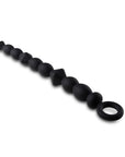 Anal Adventures Platinum Silicone Beginner Anal Beads Black