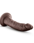 Au Naturel Jack 7 in. Posable Dual Density Dildo Brown
