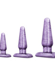B Yours 3-Piece Anal Trainer Kit Purple Swirl