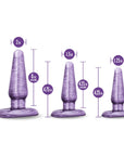B Yours 3-Piece Anal Trainer Kit Purple Swirl