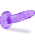 B Yours Plus Hard n' Happy 5 in. Dildo Purple