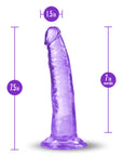 B Yours Plus Lust n' Thrust 7 in. Dildo Purple