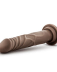 Dr. Skin Silicone Dr. Carter Realistic 7 in. Posable Dildo Brown