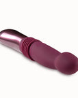 Temptasia Trixie Rechargeable 10 in. Silicone Thrusting Dildo Wine
